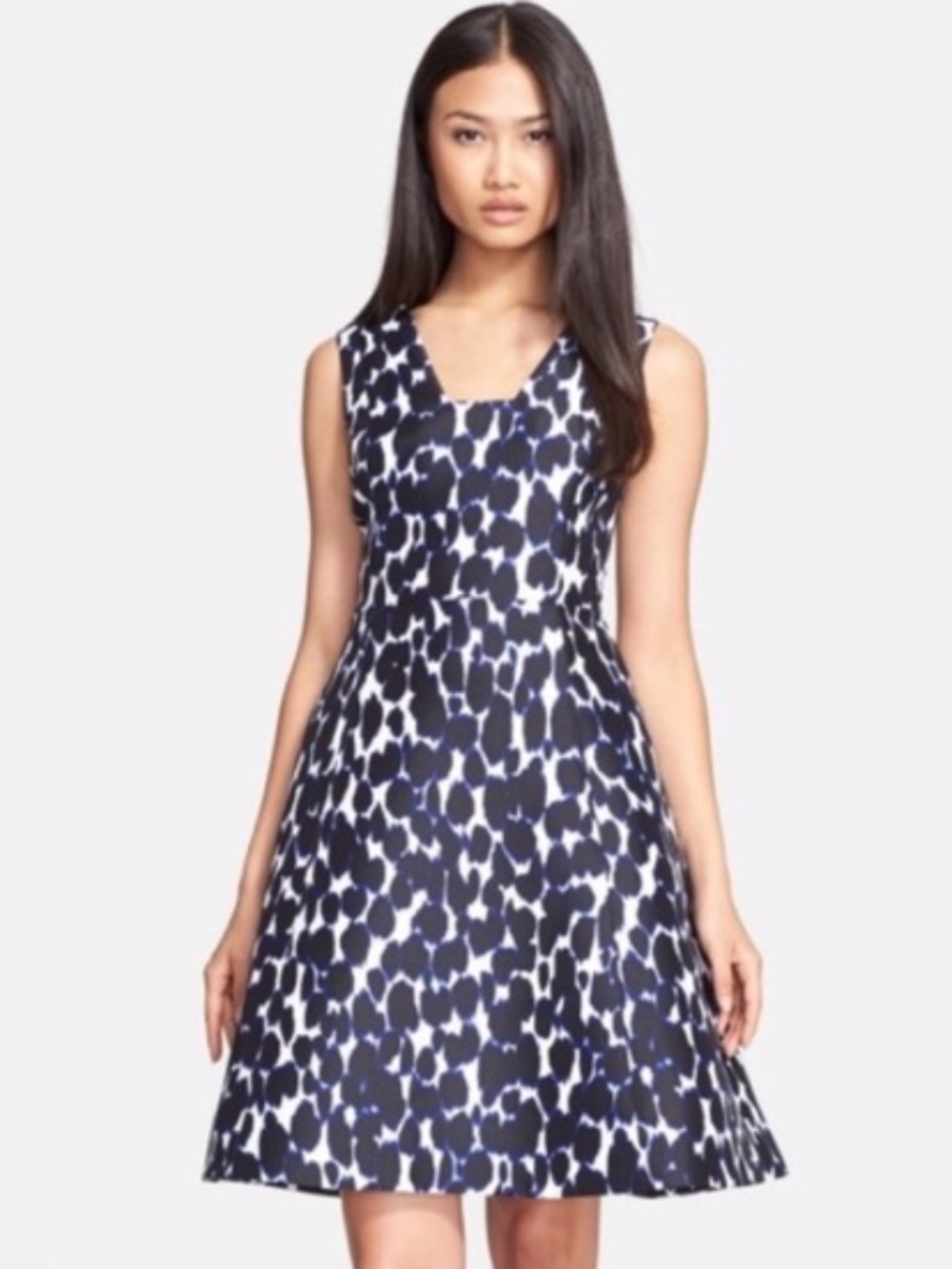 KATE SPADE Leopard Print Sleeveless Fit & Flare Dress NWOT/sz 4 (runs generous)